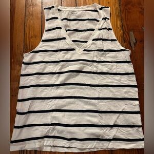 Navy Stripe Madewell Tank